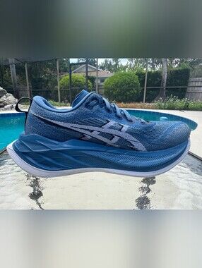 ASICS Superblast 2 Running Shoes Blue White Men's 6 / Women's 7.5